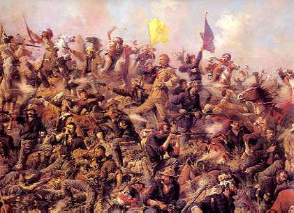 Popular depiction of 'Custer's Last Stand'