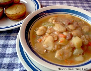 white lima bean soup